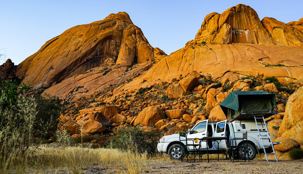 Camping in Spitzkoppe.. Namibia 
