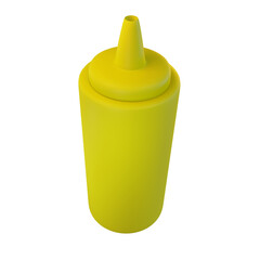 fast food 3d rendering illustration