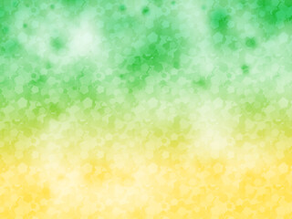 Pentagon pattern background material with green and yellow light shining