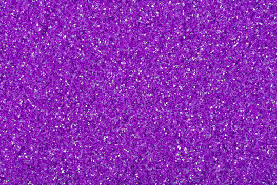 High resolution photo of violete glitter background sparkling shiny wrapping paper texture for Valentines greeting and wedding invitation card design element.