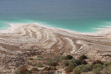 Salzküste am Toten Meer