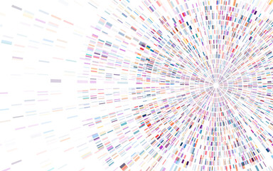 Obraz premium Dna test infographic. Genome sequence map.