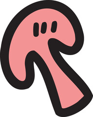 Summer illustration on transparent background