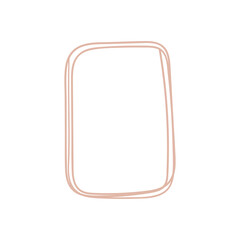 Obraz premium golden geometric frame Double golden lines that look luxurious. for decorating wedding cards