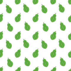 Cartoon papaya seamless pattern background.
