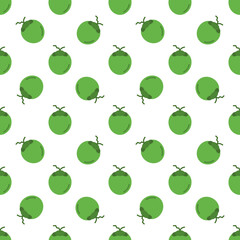 Cartoon coconut seamless pattern background.