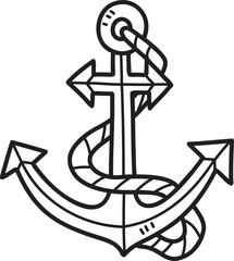 Summer illustration on transparent background