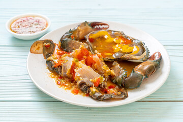 Pickled Crab Eggs With Sauce