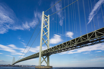 世界最大級吊り橋　明石海峡大橋