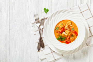 Fish Stew cooked with coconut milk and veggies