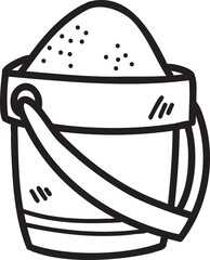 Summer illustration on transparent background