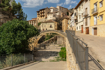 Fototapeta na wymiar Molinos, típico pueblo de Teruel