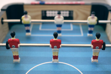 Fototapeta premium Futbolín, Futbol, Juguete, Juego, Niños, pasatiempo, Juego de mesa,