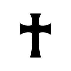 silhouette of the cross of jesus Religious Christians