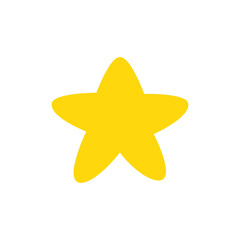 yellow star shape collection night sky decoration