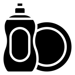 WASHING UP glyph icon