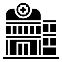 HOSPITAL glyph icon