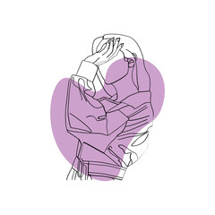 Human line art