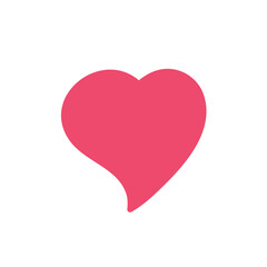 Obraz na płótnie Canvas love heart shape collection for decorating Valentines cards