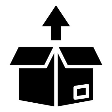 OPEM BOX glyph icon