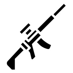 RIFLE glyph icon