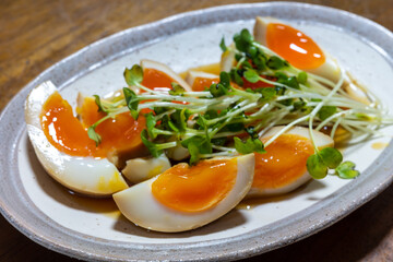とても美味しい日本の味玉