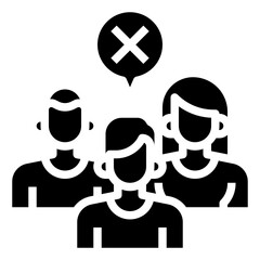 PASSIVE CANDIDATE glyph icon