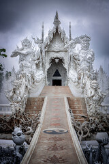 Wat Rong Khun Temple, Chiang Rai, Thailand by Chalermchai Kositpipat