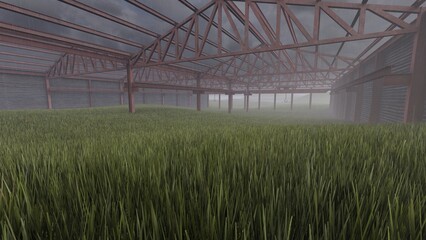 liminal space abandoned building