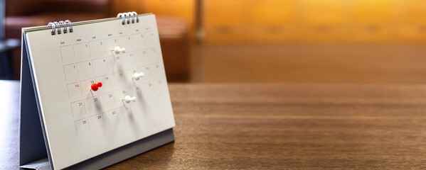 Calendar Event Planner , business schedule planning appointment meeting concept .