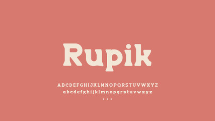 Rupik Vector Fonts