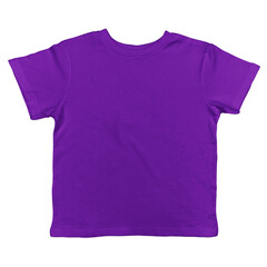 A Front View Excellent Toddler T Shirt Mockup In Ultra Violet Color, to display your designs and brand logo more valuable.