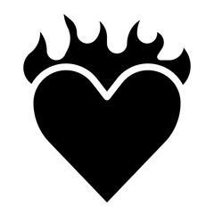 HEART6 glyph icon