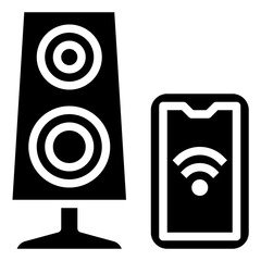 SPEAKER glyph icon