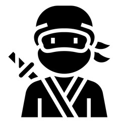NINJA glyph icon