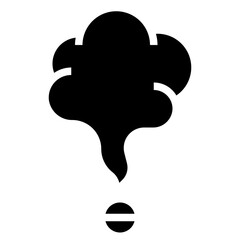 SMOKE BOMB glyph icon