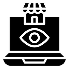 VISION glyph icon