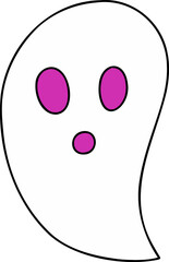 Halloween Ghost Illustration