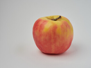 Red apples, isolated on white background.