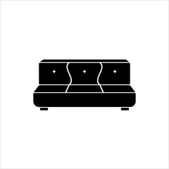 Sofa Icon, Furniture Icon, Settee, Futon, Chesterfield
