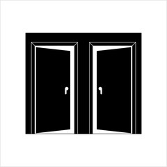Door Icon, Architectural Door Icon, Entry Exit Door