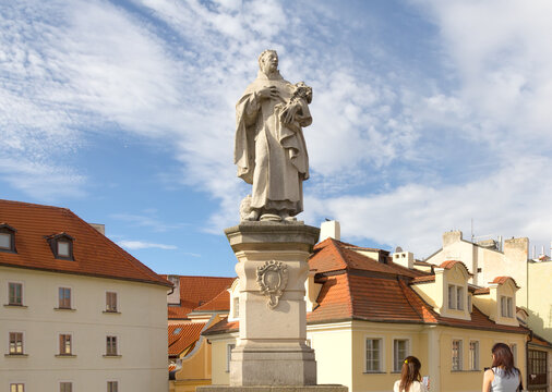 Philip Benicio statue. Prague, Czech Republic.
