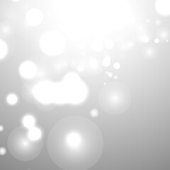bokeh silver grey background snowflake snow shine