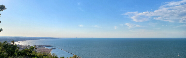 romagnola riviera as seen from Gabicce Monte