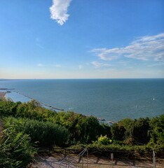 romagnola riviera as seen from Gabicce Monte