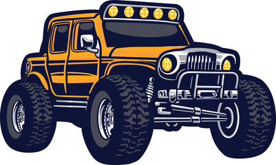 adventure off road orange