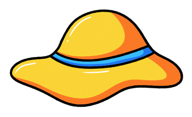Fototapeta premium Summer women hat icon