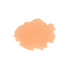 orange watercolor splash