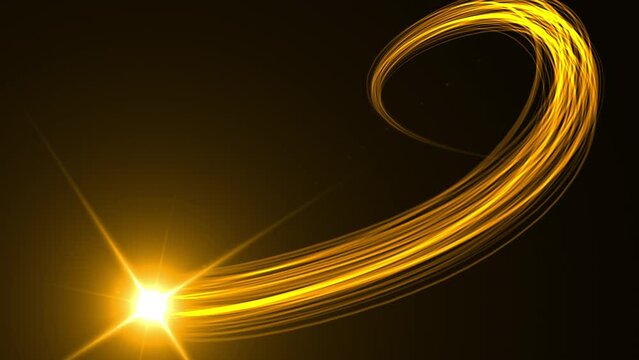 flow light strokes logo animation effect