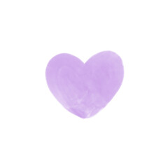 Purple Watercolor Heart